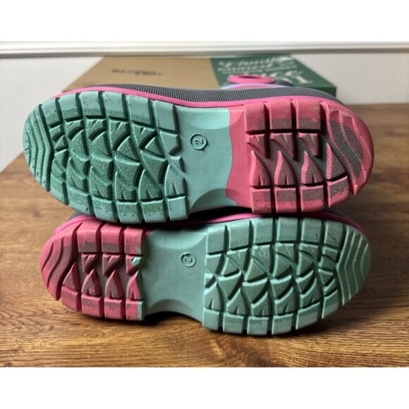Western Chief Rainbow Rules Winterprene Insulated Rain Boots Big Girls Size 2 - Picture 7 of 10